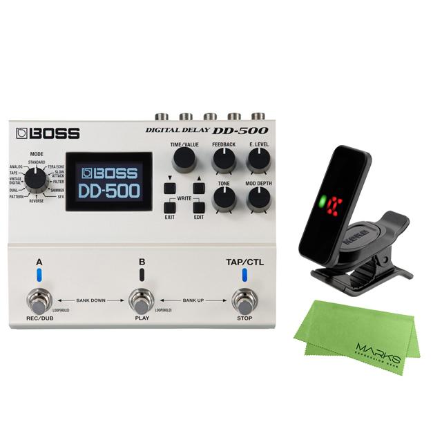 BOSS DD-500 + KORG Pitchclip 2 PC-2 + マークスオリジナルクロス セット エフェクター／デジタルディレイ