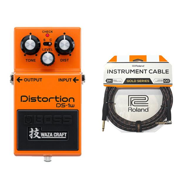 BOSS Distortion DS-1W 技WAZA CRAFT [made in JAPAN] + Roland 