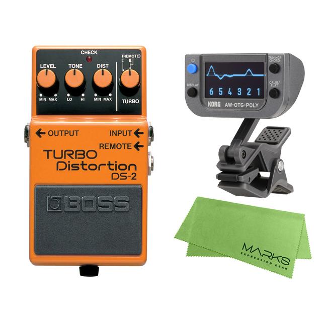 BOSS（楽器、器材） BOSS TURBO Distortion DS-2 + KORG AW-OTG-POLY 