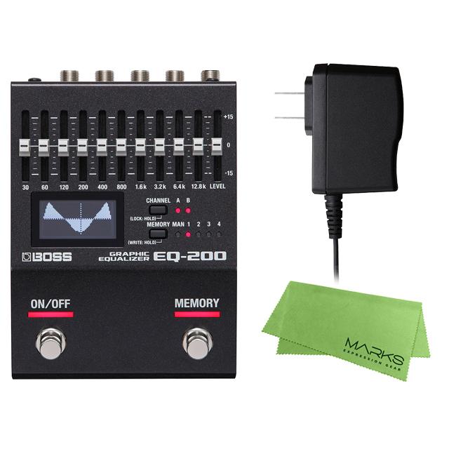BOSS（楽器、器材） BOSS EQ-200 + 純正ACアダプター PSA-100S2