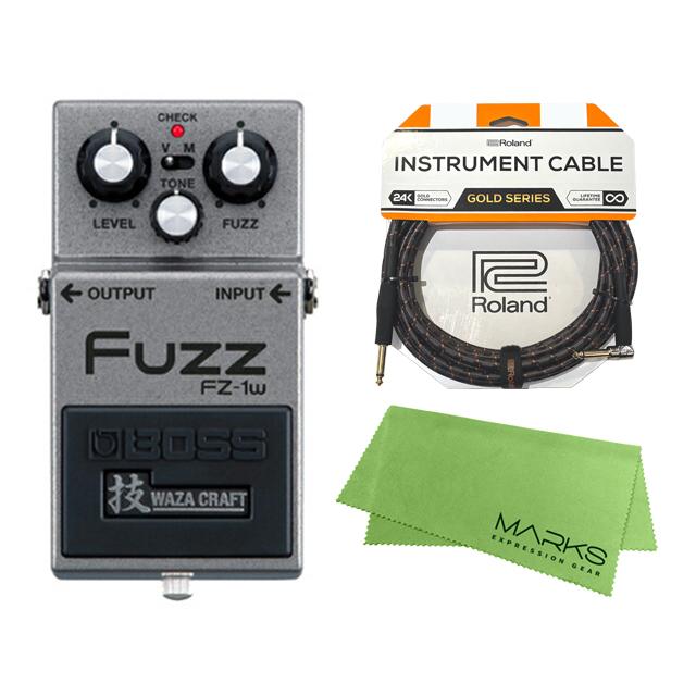 BOSS Fuzz FZ-1W 技 WAZA CRAFT + Roland ケーブル セット［マークス 