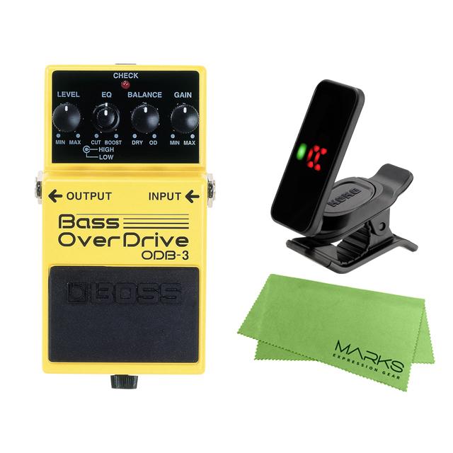 BOSS Bass OverDrive ODB-3 + KORG Pitchclip 2 PC-2 + マークス