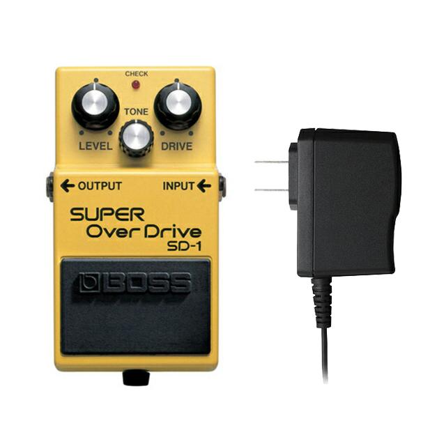 BOSS SUPER OverDrive SD-1 + PSA-100S2 セット　コンパクトエフェクター