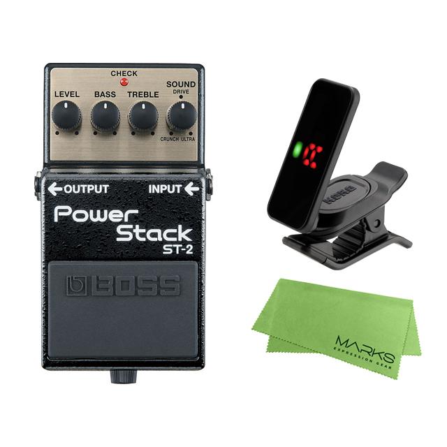 BOSS（楽器、器材） BOSS Power Stack ST-2 + KORG Pitchclip 2
