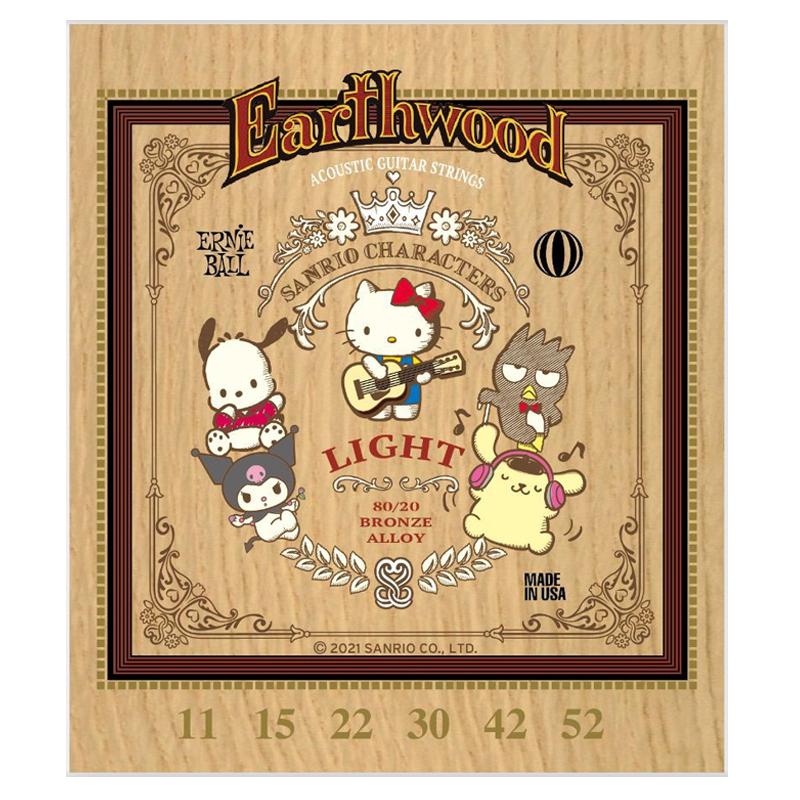 ERNIE BALL Earthwood 80/20 Bronze Light SANRIO［EB 3004 EW8020 L SANRIO］アコースティックギター弦<メール便利用>【区分YC】｜marks-music