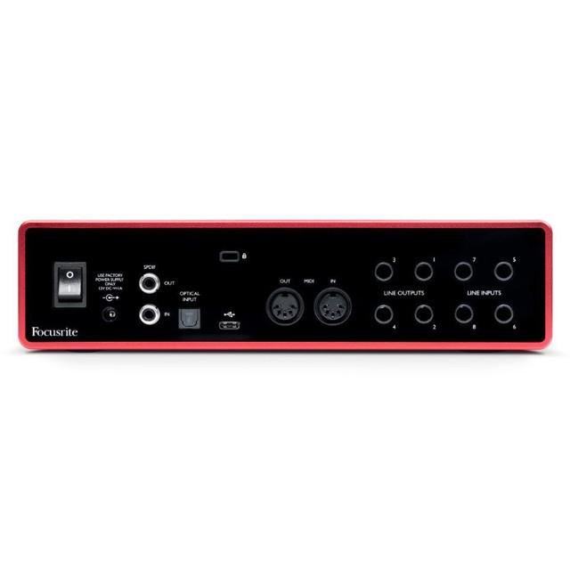 Focusrite Scarlett 18i8 (gen3)　オーディオインターフェース【区分B】｜marks-music｜02