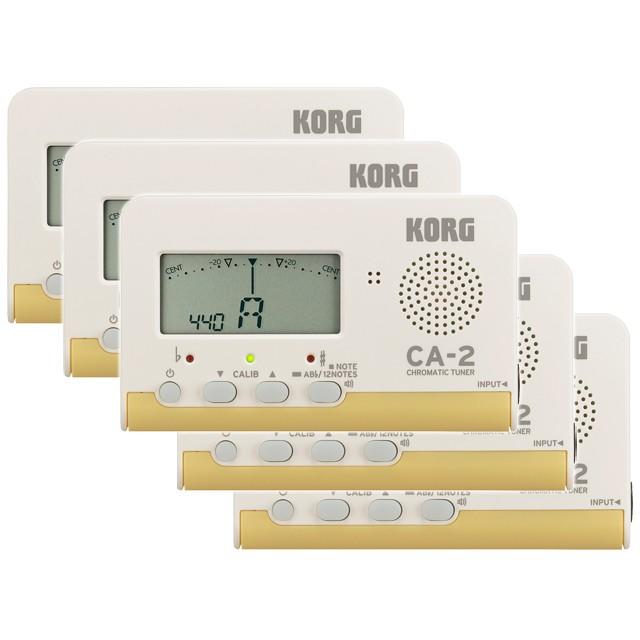 【まとめ買い】KORG CA-2 ５個セット　チューナー[CAGR01]