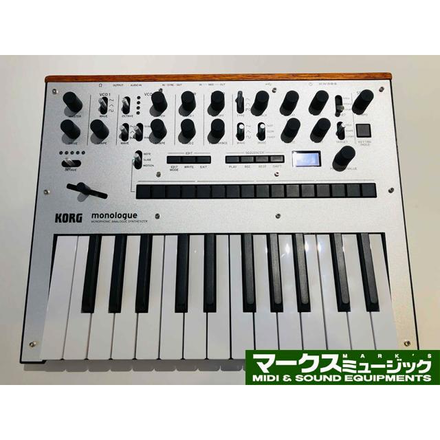 KORG monologue Silver [monologue-SV]シンセサイザー アウトレット品