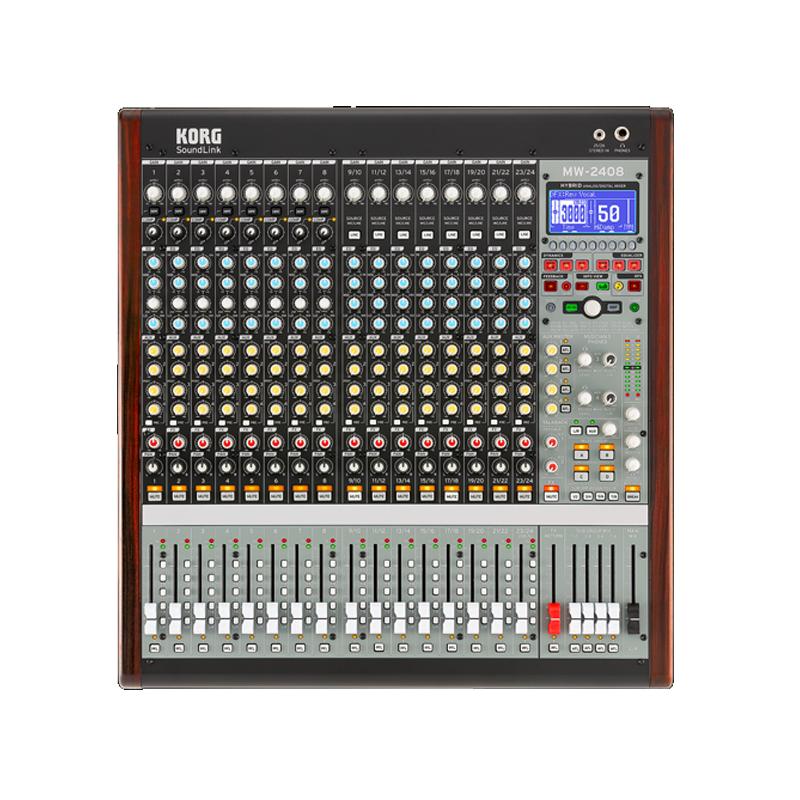 <在庫あり>KORG MW-2408-NW ナチュラルウッド側板　ハイブリッドミキサー