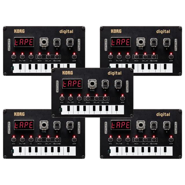 NTS1 5個セット 組み立て式 DIY シンセサイザー キット [宅配便]【区分B】