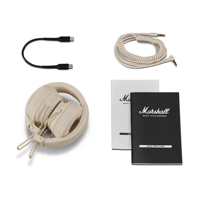 MAJOR Marshall V Cream / 5 クリーム ワイヤレスヘッドホン MAJOR Marshall V Cream / 5 クリーム ワイヤレスヘッドホン