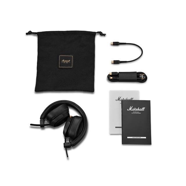 [初回入荷分ご確約]Marshall マーシャル Milton A.N.C Black / Milton 3 Black ブラック ノイズキャンセリングヘッドホンの画像