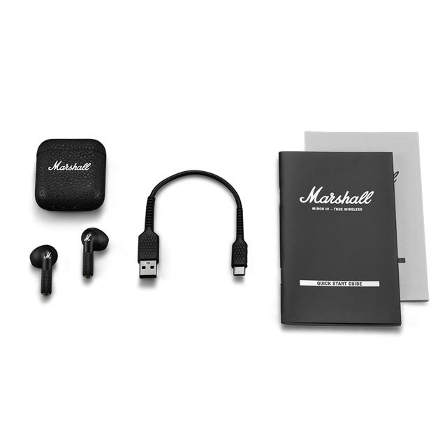 【新品に近い】Marshall Minor Ⅳ ブラック Minor IV Black - イヤホン | Marshall.com