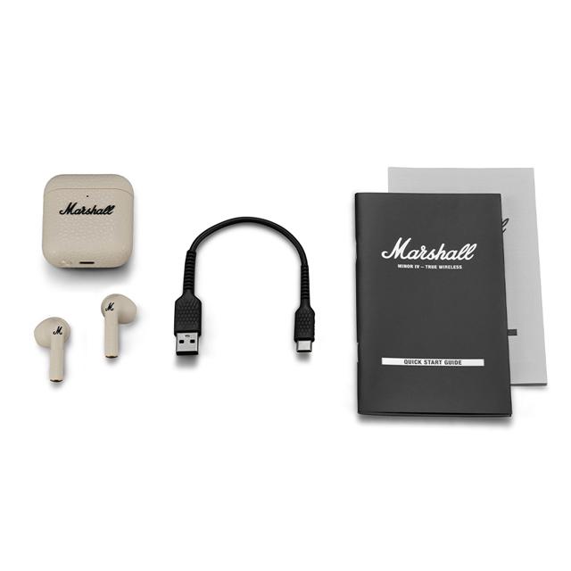 Marshall Minor IV ワイヤレスイヤホン ホワイト Marshall（アンプ） Marshall Minor IV/Minor 4 Cream クリーム