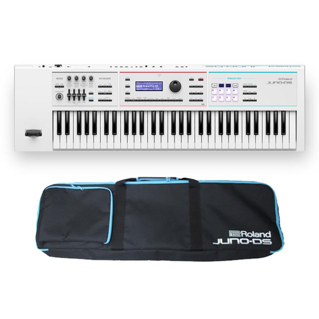 Roland JUNO-DS61W + 専用ソフトケースセットシンセサイザー【区分I 