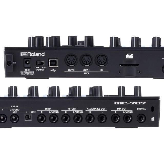 ローランド Roland MC-707 シーケンサー/リズムマシン【配送 ローランド Roland MC-707 シーケンサー/リズムマシン【配送