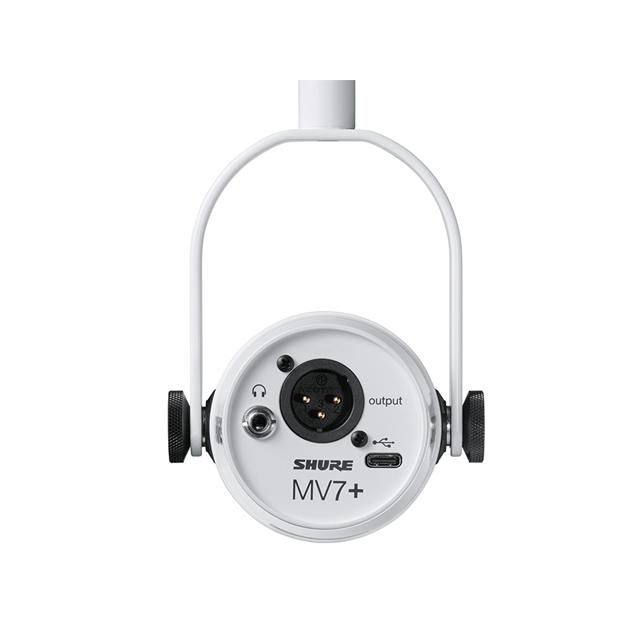 SHURE MV7+-W-J ポッドキャストマイクロホン(ホワイトカラー SHURE MV7+-W-J ポッドキャストマイクロホン(ホワイトカラー