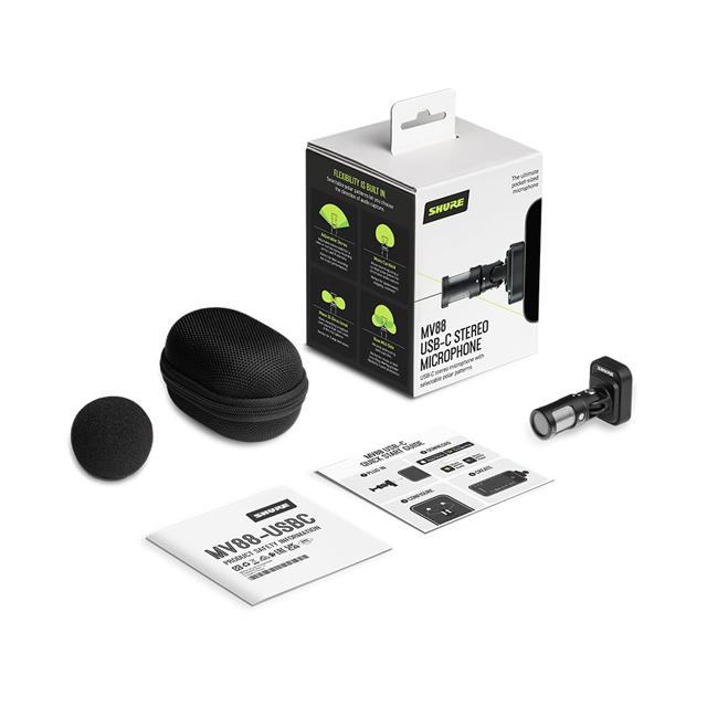 SHURE（シュア） SHURE MV88 USB-C ステレオマイクロホン コンデンサー