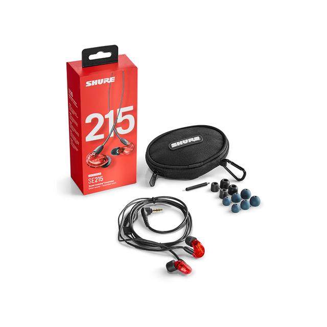 SHURE SE215SPE-RD-A　レッドの画像