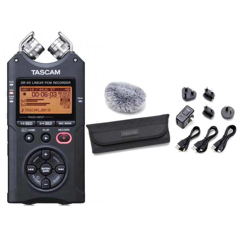 TASCAM DR-40 (DR-40VER2-J) 日本語対応版 + アクセサリーパッケージ  