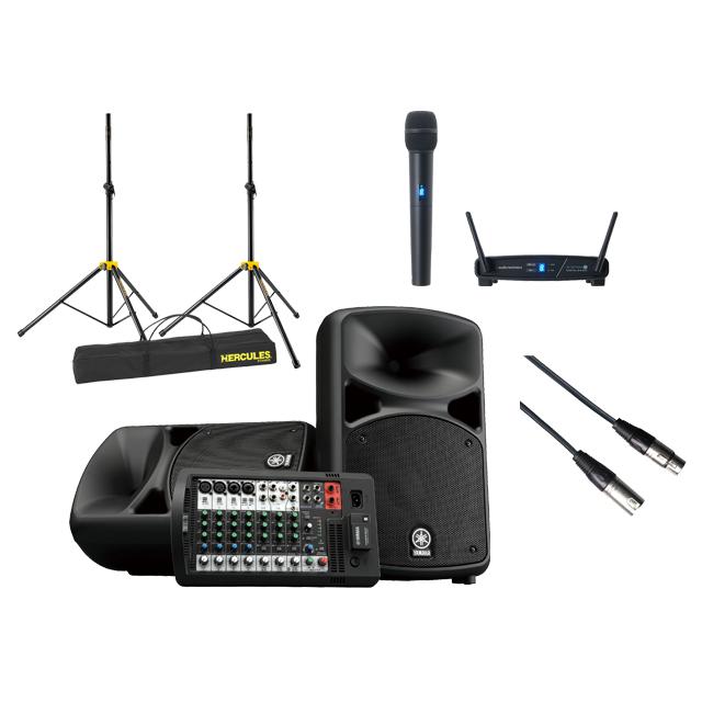 YAMAHA（ヤマハ） 【HERCULES スピーカースタンド＋ワイヤレスマイク付