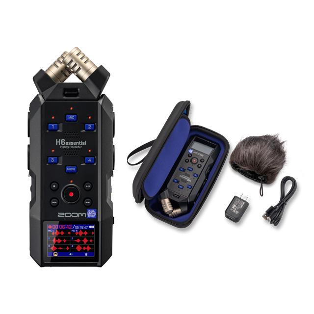 【完動品・極美品】ZOOM H6 ハンディレコーダー 黒 + アクセサリーパック ズーム（zoom） ZOOM H6essential + アクセサリーパック APH-6eセット