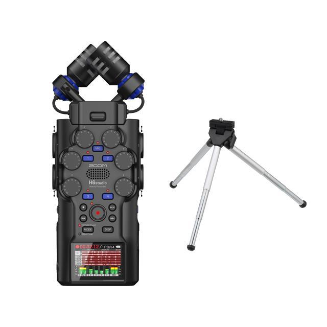 ズーム（zoom） ZOOM H6studio + ミニ三脚 セット ハンディレコーダー