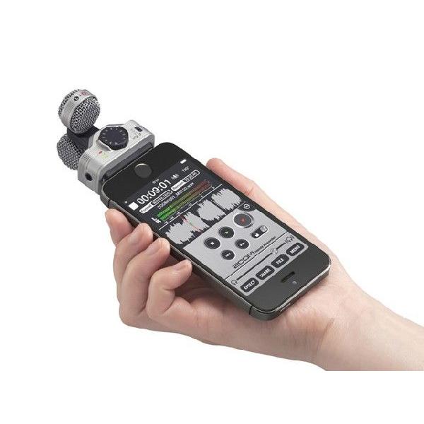 ズーム（zoom） ZOOM MS ステレオマイクロフォン iQ7 : マークス