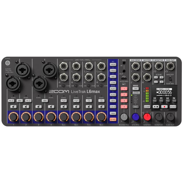 配信機器・PA機器・レコーディング機器 ZOOM LiveTrak L6 ZOOM ズーム LIVETRAK L6 10ch デジタルミキサー＆レコーダー
