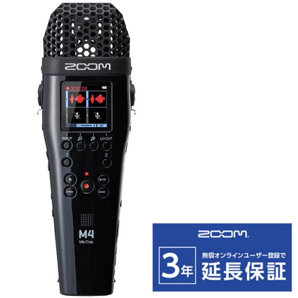 ZOOM MicTrak M4 マイク内蔵型ポータブルレコーダー（Yahoo!・マークスミュージック）