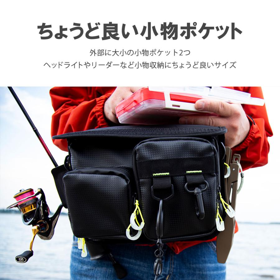 釣り バッグ 防水 フィッシングバッグ アジングバッグMX PRO ロッド 