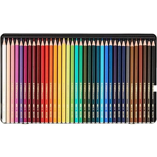 アクアカラー 36色セット 色鉛筆 2.8mm 水彩色鉛筆/STABILO(スタビロ)｜marks｜02