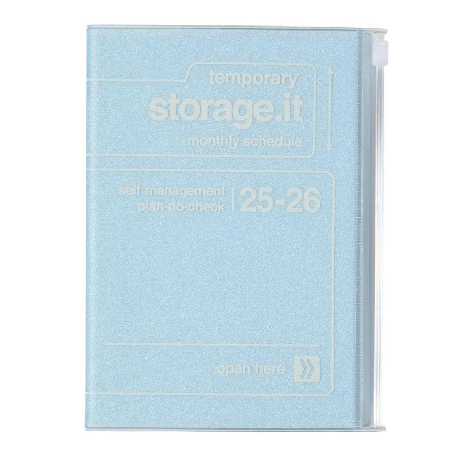 青いスケジュール帳 2025年用 MARK'S 手帳 マークス 2025 スケジュール帳 2025年3月始まり