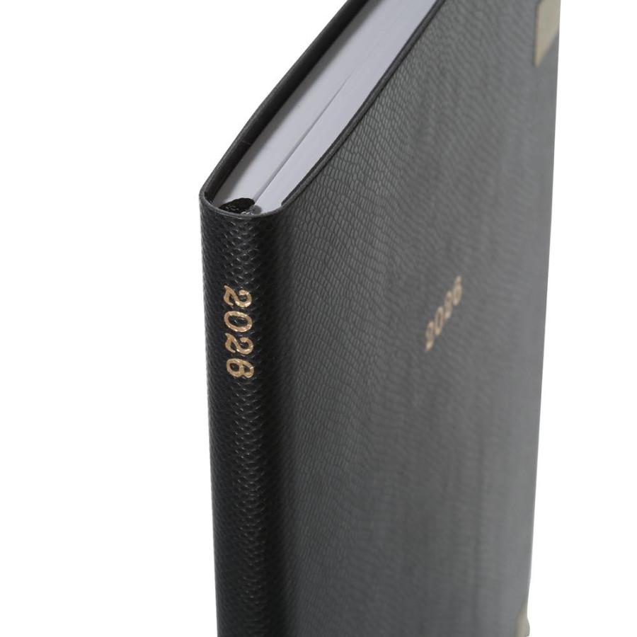 EDiT 手帳 2026 スケジュール帳 2026年3月始まり 週間ノート手帳 セミA5 三分割週間バーチカルスープル・プリュス 春始まり 日記 PUカバー 型押し | MARK'S | 12