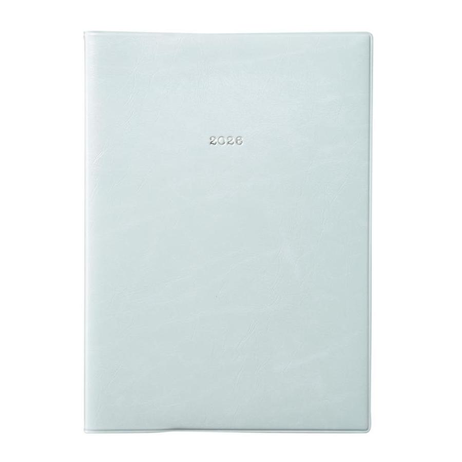 EDiT 手帳 2026 スケジュール帳 2026年3月始まり 週間ノート手帳 セミA5 三分割週間バーチカルニュアンスカラー 春始まり 日記 貼り表紙 上品 | MARK'S | 01