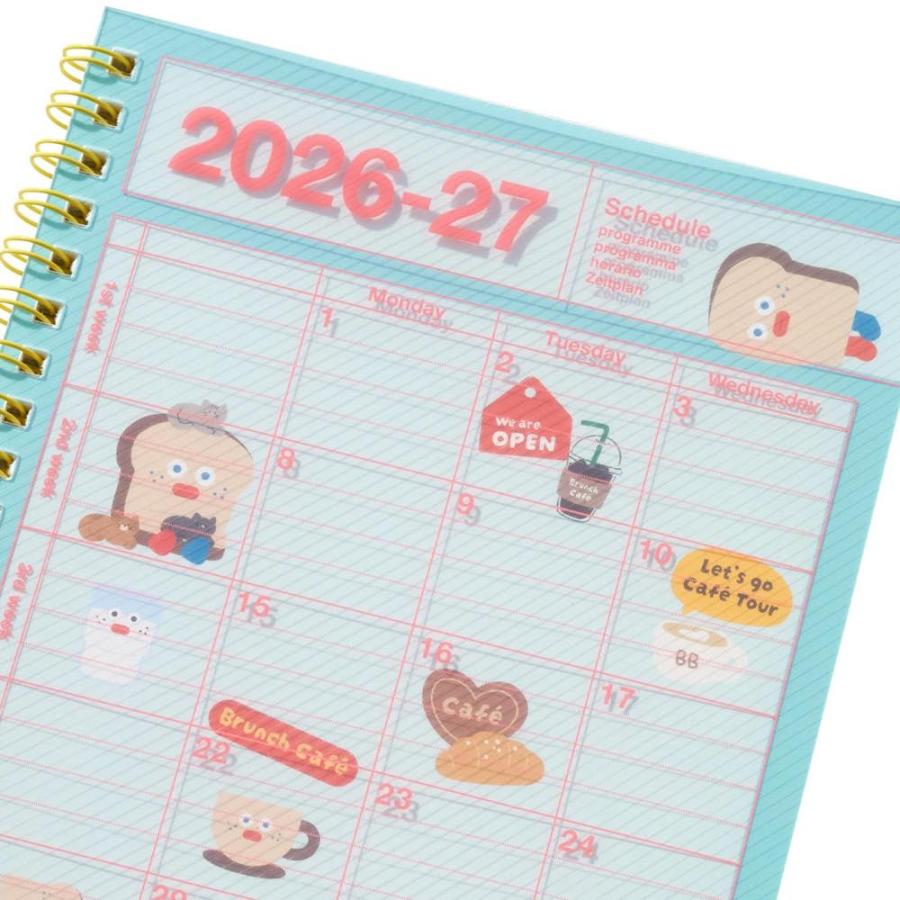 MARK'S（マークス） 手帳 2026 スケジュール帳 2026年4月始まり 月間