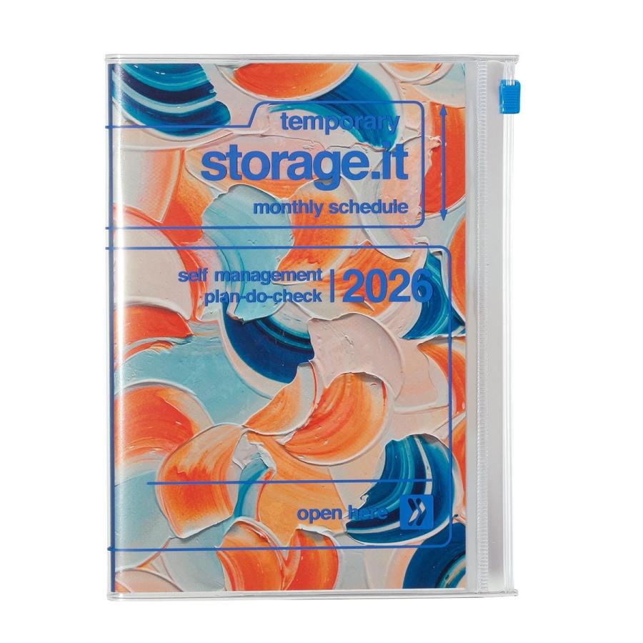 MARK'S 手帳 2026 スケジュール帳 2025年12月始まり 月間