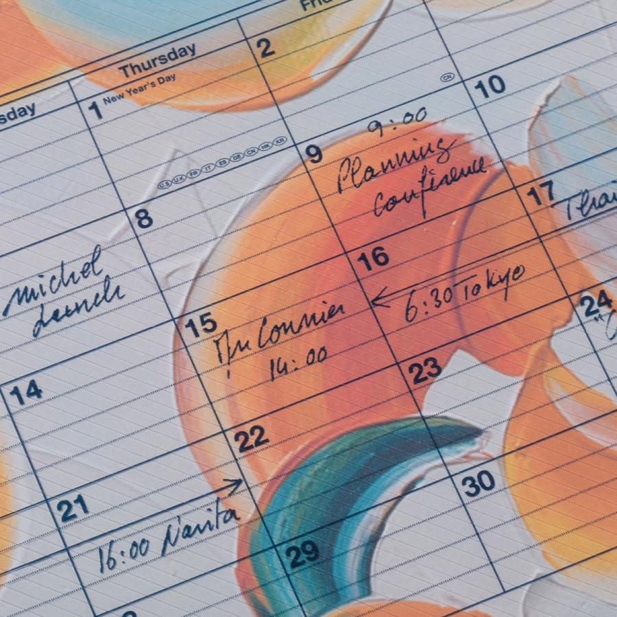 手帳 2026 スケジュール帳 2026年1月始まり 月間ブロック B6変型 ノートブックカレンダー・S/岡村芳樹 予定管理 目標記録 ライフログ ビジネス マークス | MARK'S | 08