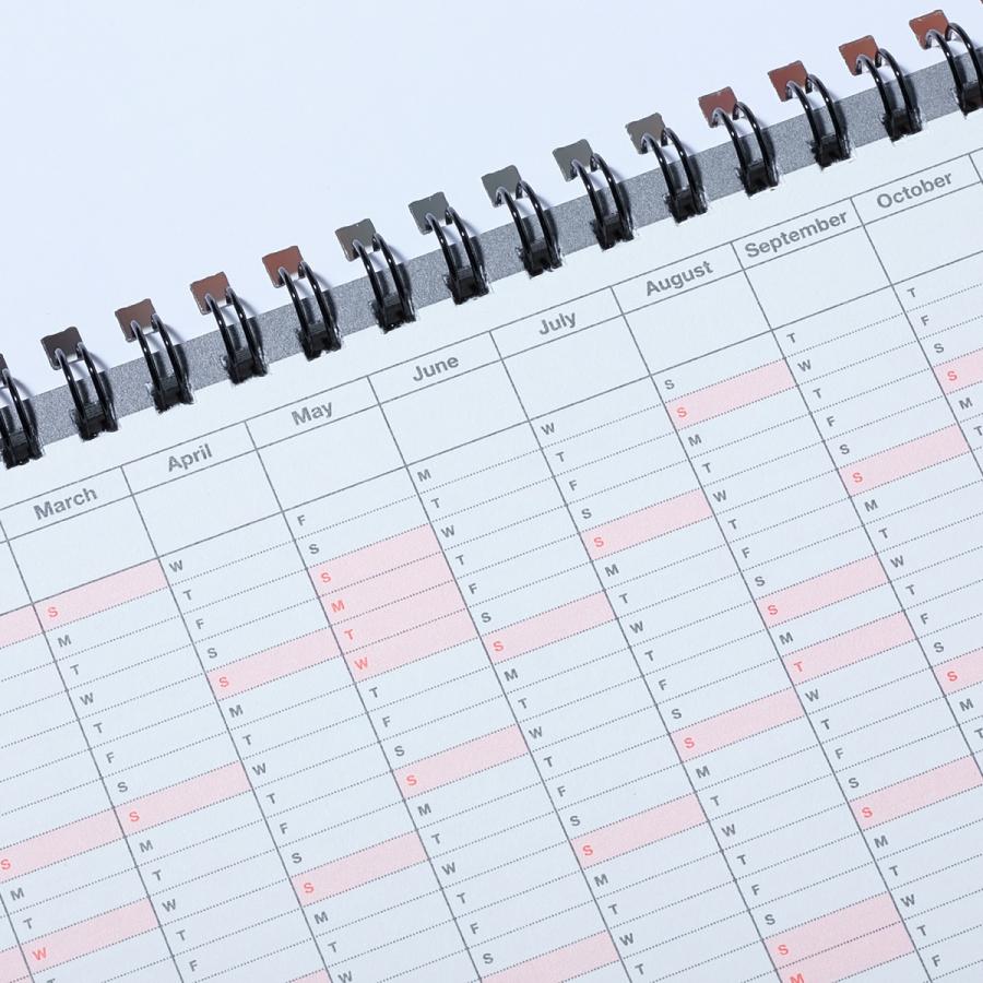 手帳 2026 スケジュール帳 2026年1月始まり 月間ブロック B6変型 ノートブックカレンダー・S/岡村芳樹 予定管理 目標記録 ライフログ ビジネス マークス | MARK'S | 09