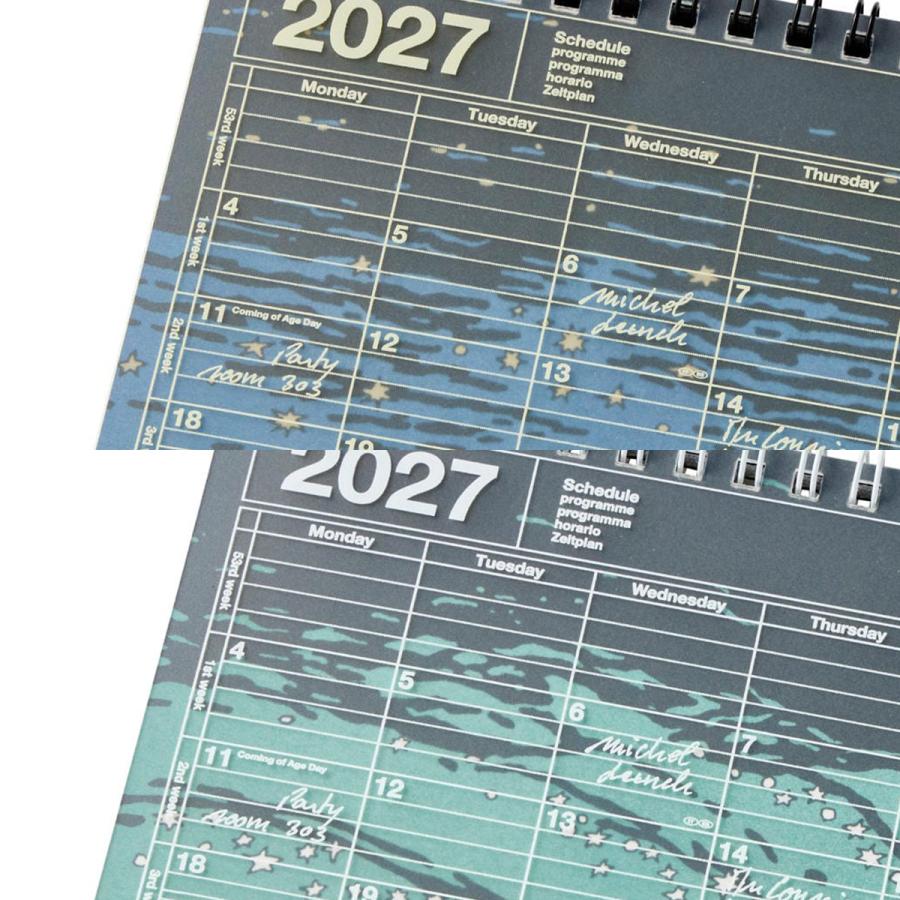 手帳 2027 スケジュール帳 2027年1月始まり 月間ブロック B6変型 ノートブックカレンダー・S/5dock アイデアノート 目標管理 シンプル 持ち運び マークス | MARK'S | 10