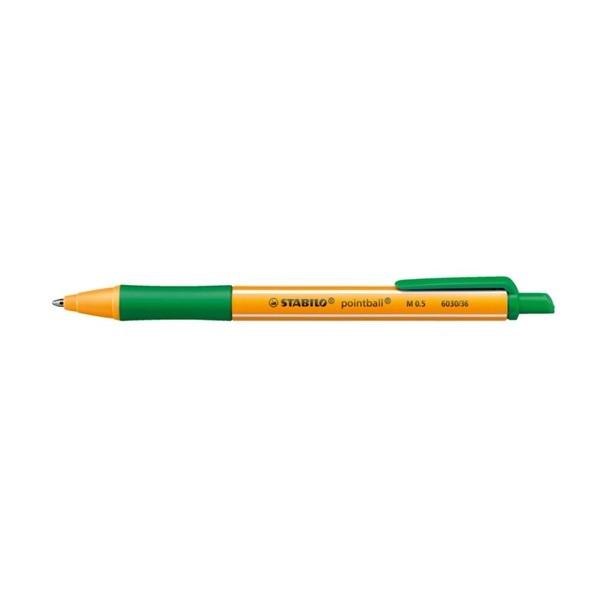 STABILO スタビロ ポイントボール 0.5mm ボールペン 油性 ノック式 ソフトグリップ | STABILO