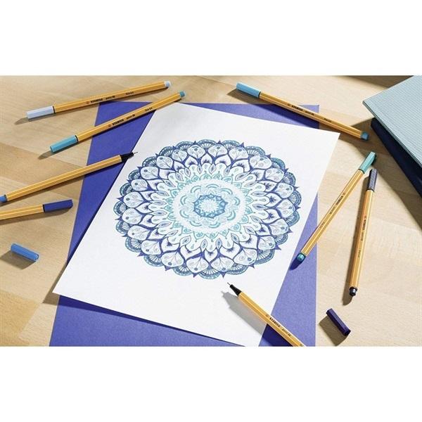 STABILO スタビロ 水性ペン ポイント88 10色セット 0.4mm 長寿命金属保護チップ ベンチレーションキャップ式 カラーペン 細字 | STABILO | 03