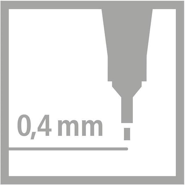 STABILO スタビロ ポイント88 25色セット 水性 0.4mm 長寿命金属保護チップ ベンチレーションキャップ式 カラーペン 細字｜marks｜02