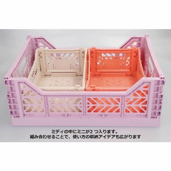 AY KASA 収納ボックス 折りたたみ収納ボックス・ミディ 収納 AY KASA 収納ボックス 折りたたみ収納ボックス・ミディ 収納