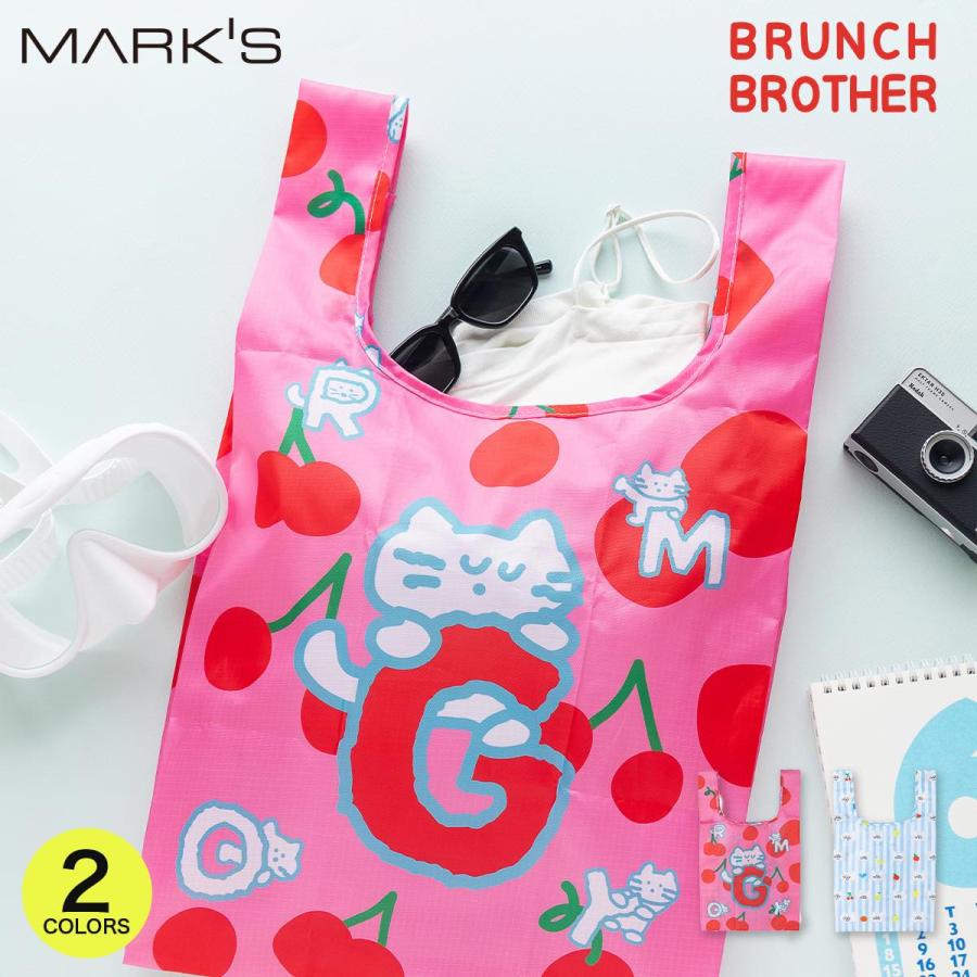 ブランチブラザー エコバッグ・M モグリィズ トートバッグ レジバッグ サブバッグ 折りたたみ たためる レディース 韓国雑貨 Brunch Brother マークス | MARK'S