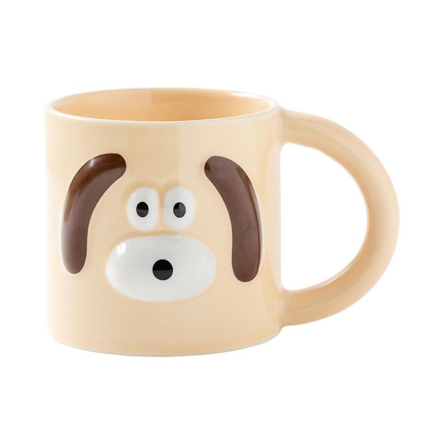 ブランチブラザー マグカップ ロマネ ROMANE 韓国雑貨 Brunch Brother コップ 犬 ウサギ ラビット 電子レンジ可 350ml 大人かわいい | MARK'S | 01
