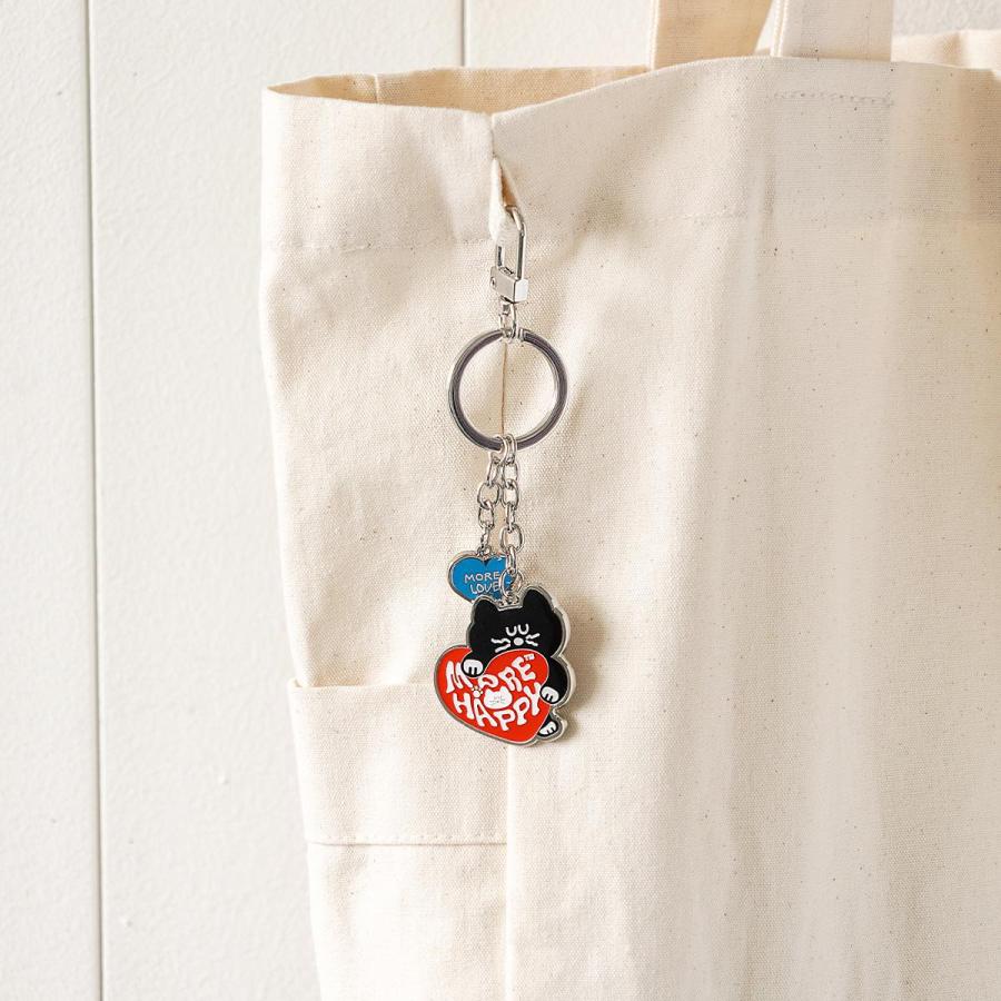 ブランチブラザー 限定展開 キーホルダー モグリィズ キーリング バッグチャーム 猫 ネコ キャラクター 亜鉛合金 韓国雑貨 Brunch Brother マークス | MARK'S | 08