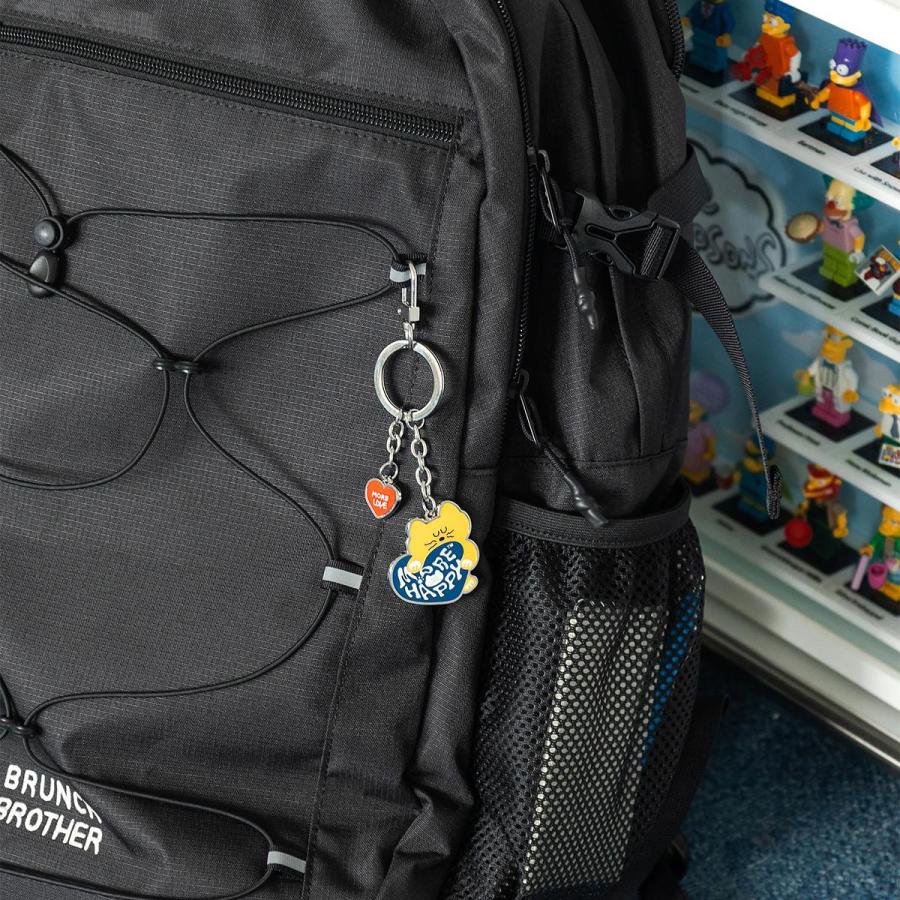 ブランチブラザー 限定展開 キーホルダー モグリィズ キーリング バッグチャーム 猫 ネコ キャラクター 亜鉛合金 韓国雑貨 Brunch Brother マークス | MARK'S | 09