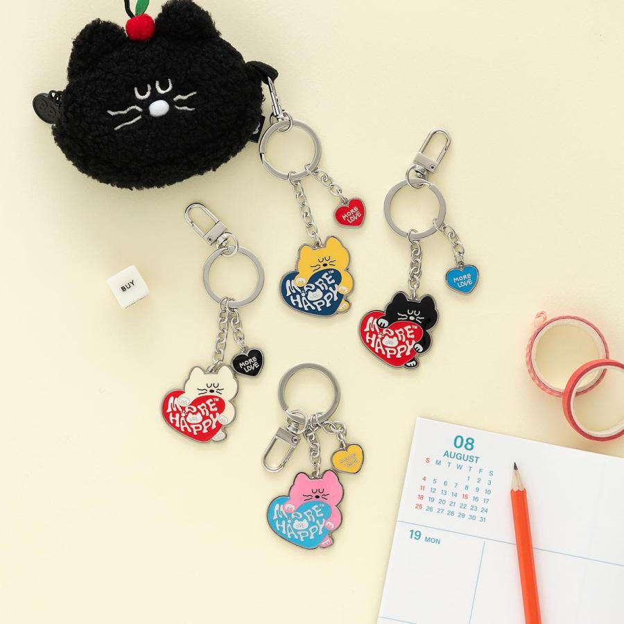 ブランチブラザー 限定展開 キーホルダー モグリィズ キーリング バッグチャーム 猫 ネコ キャラクター 亜鉛合金 韓国雑貨 Brunch Brother マークス | MARK'S | 10