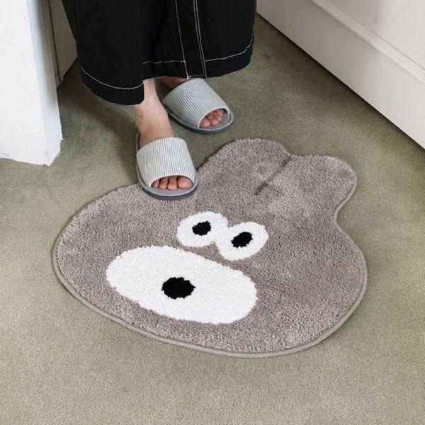 ラグマット・シェイプ マット ラグ キッチンマット 玄関マット 韓国雑貨 ブランチブラザー 犬 うさぎ インテリア おしゃれ かわいい ギフト プレゼント | MARK'S | 08